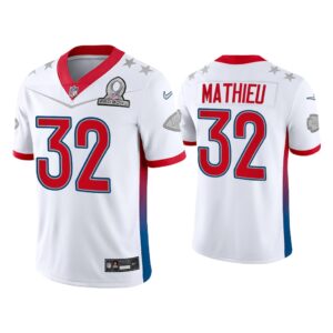 Men Tyrann Mathieu Kansas City Chiefs 2022 AFC Pro Bowl White Game Jersey