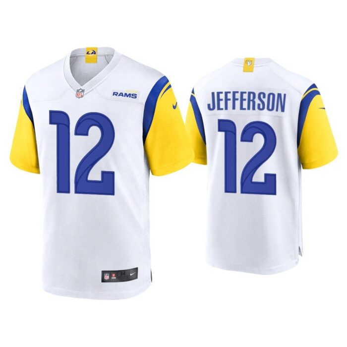 Men Van Jefferson Los Angeles Rams White Alternate Game Jersey