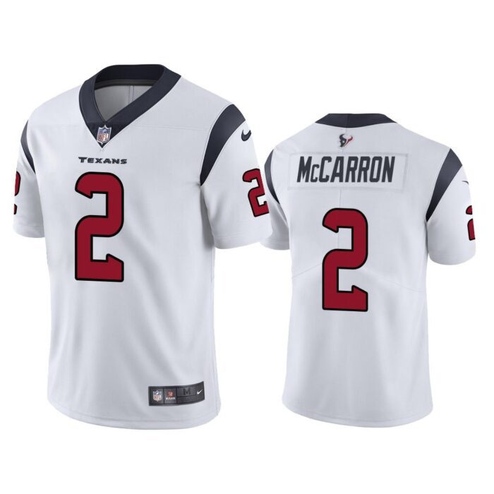 Men Vapor Untouchable Limited AJ McCarron #2 Houston Texans White Jersey