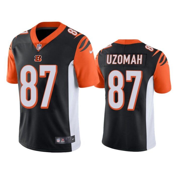 Men Vapor Untouchable Limited C.J. Uzomah #87 Cincinnati Bengals Black Jersey