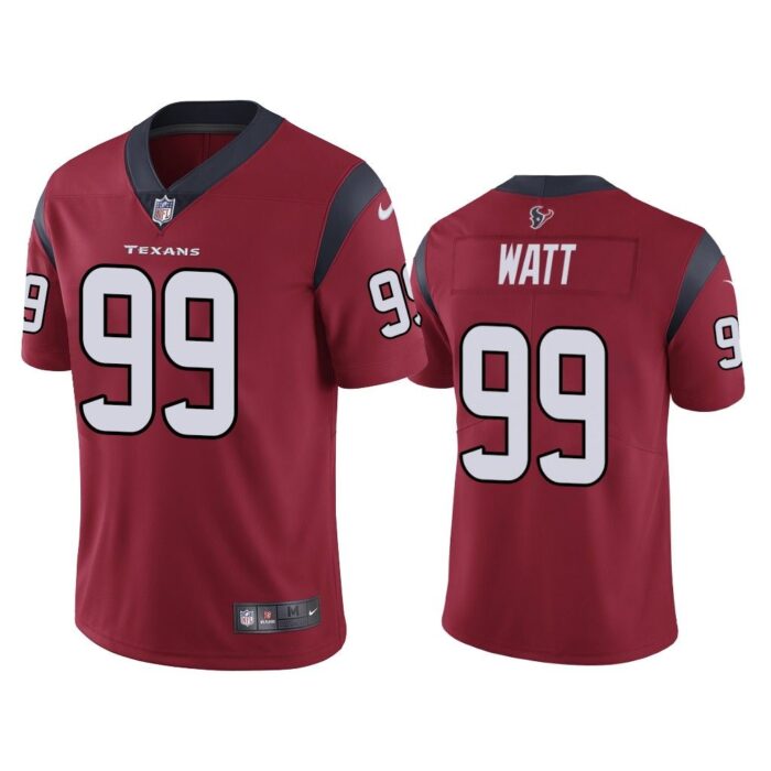 Men Vapor Untouchable Limited J.J. Watt #99 Houston Texans Red Jersey