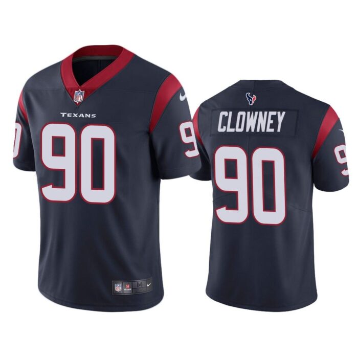 Men Vapor Untouchable Limited Jadeveon Clowney #90 Houston Texans Navy Jersey