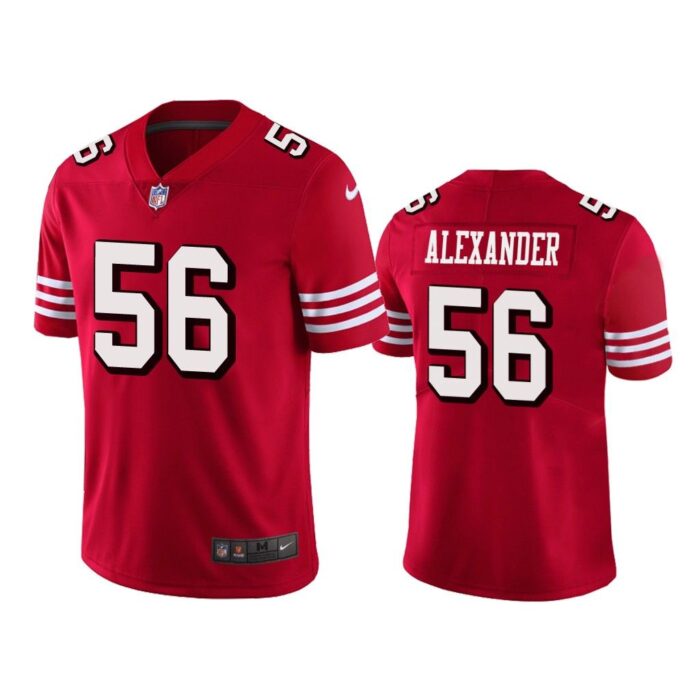 Men Vapor Untouchable Limited Kwon Alexander #56 San Francisco 49ers Scarlet Jersey