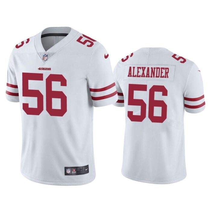 Men Vapor Untouchable Limited Kwon Alexander #56 San Francisco 49ers White Jersey