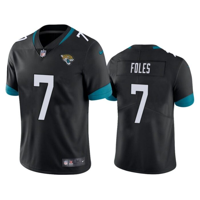 Men Vapor Untouchable Limited Nick Foles #7 Jacksonville Jaguars Black Jersey