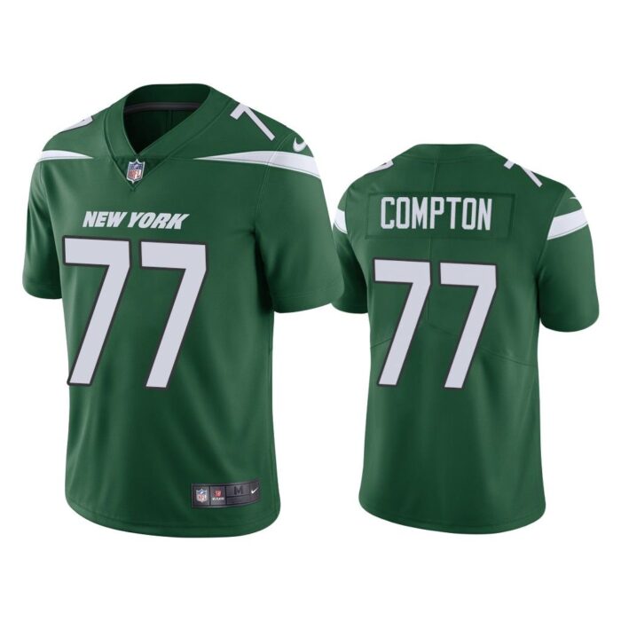 Men Vapor Untouchable Limited Tom Compton #77 New York Jets Green Jersey