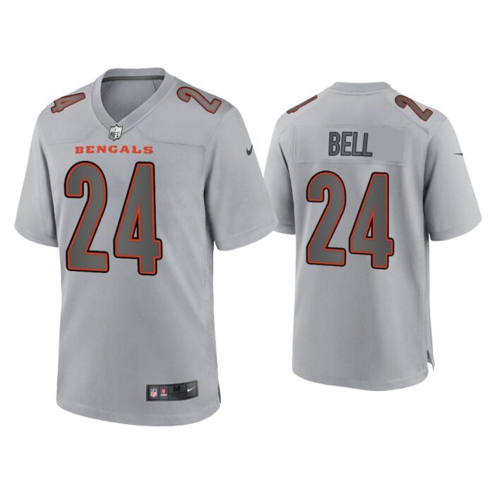 Men Vonn Bell Cincinnati Bengals Gray Atmosphere Fashion Game Jersey