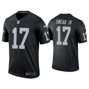 Men Willie Snead IV Las Vegas Raiders Black Legend Jersey