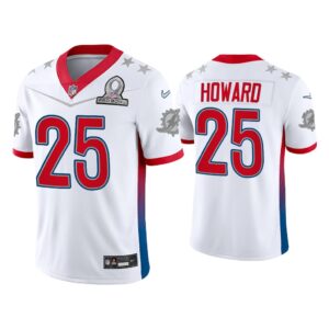 Men Xavien Howard Miami Dolphins 2022 AFC Pro Bowl White Game Jersey