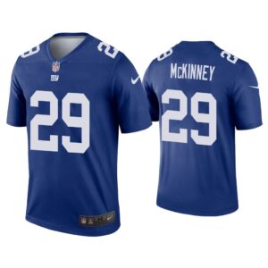 Men Xavier McKinney New York Giants Royal Legend Jersey