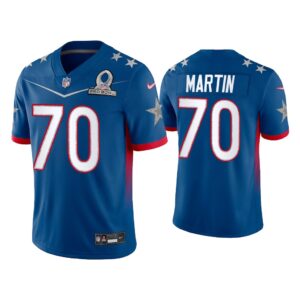 Men Zack Martin Dallas Cowboys 2022 NFC Pro Bowl Royal Game Jersey