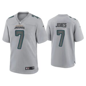 Men Zay Jones Jacksonville Jaguars Gray Atmosphere Fashion Game Jersey