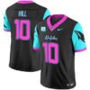 Men's Miami Dolphins #10 Tyreek Hill Black F.U.S.E. With 1-Star C Patch "Miami Vice" Vapor Limited Football Stitched Jersey