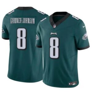 Men's Philadelphia Eagles #8 Chauncey Gardner-Johnson Green 2024 F.U.S.E Vapor Untouchable Limited Football Stitched Jersey