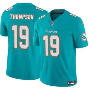 Miami Dolphins #19 Skylar Thompson Aqua 2024 F.U.S.E Vapor Limited Football Stitched Jersey