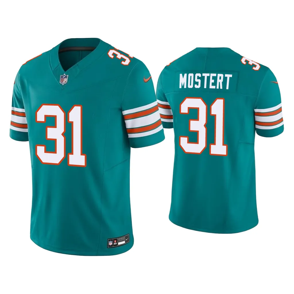 Miami Dolphins Raheem Mostert Vapor F.U.S.E. Limited Aqua Jersey