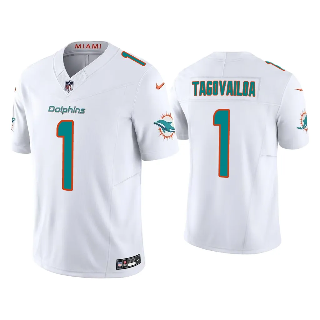 Miami Dolphins Tua Tagovailoa Vapor F.U.S.E. Limited White Jersey