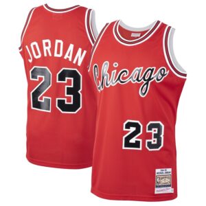 Michael Jordan Chicago Bulls 1984/85 Hardwood Classics Rookie Jersey - Red