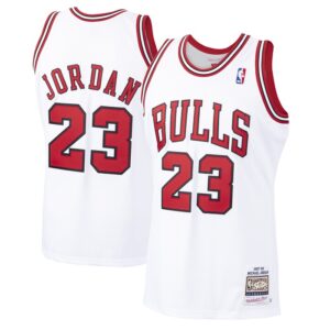 Michael Jordan Chicago Bulls 1997/98 Hardwood Classics Jersey - White