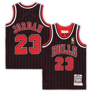 Michael Jordan Chicago Bulls Toddler 1996/97 Hardwood Classics Jersey - Black