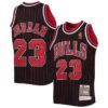 Michael Jordan Chicago Bulls Youth 1996-97 Hardwood Classics Jersey - Black/Red