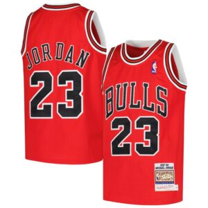 Michael Jordan Chicago Bulls Youth Hardwood Classics 1997/98 Jersey - Red