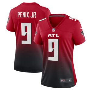 Michael Penix Jr. Atlanta Falcons Women's Alternate Game Jersey - Red