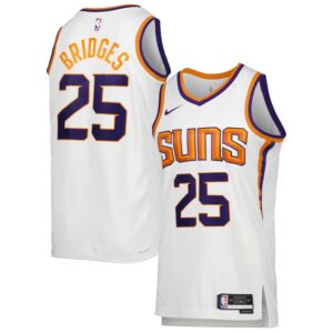 Mikal Bridges Phoenix Suns Unisex Swingman Jersey - Association Edition - White