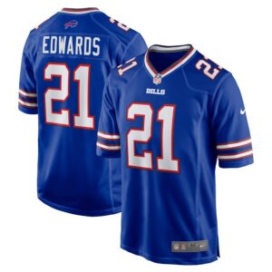 Mike Edwards Buffalo Bills Game Jersey - Royal