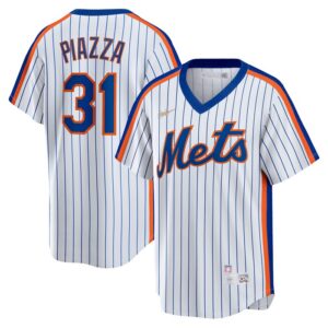 Mike Piazza New York Mets Home Cooperstown Collection Player Jersey - White