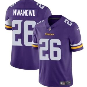 Minnesota Vikings #26 Kene Nwangwu Purple Vapor Untouchable Limited Stitched Jersey