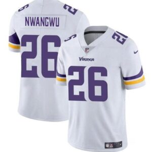 Minnesota Vikings #26 Kene Nwangwu White Vapor Untouchable Limited Stitched Jersey