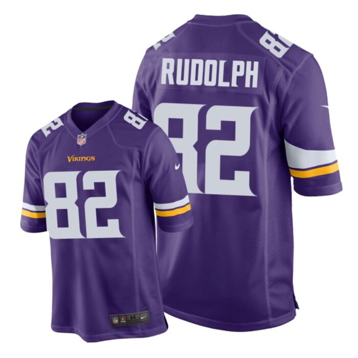 Minnesota Vikings #82 Purple Men Kyle Rudolph Game Jersey