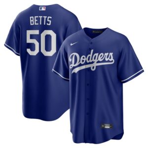 Mookie Betts Los Angeles Dodgers Alternate Replica Player Name Jersey - Royal