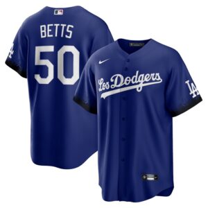 Mookie Betts Los Angeles Dodgers City Connect Replica Player Jersey - Royal