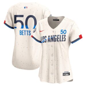 Mookie Betts Los Angeles Dodgers Women 2024 City Connect Limited Player Jersey - Cream