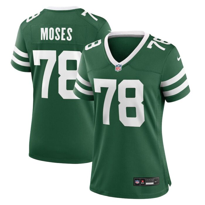 Morgan Moses New York Jets Women's Game Jersey - Legacy Green