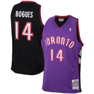 Muggsy Bogues Toronto Raptors 2001/02 Hardwood Classics Swingman Jersey - Purple