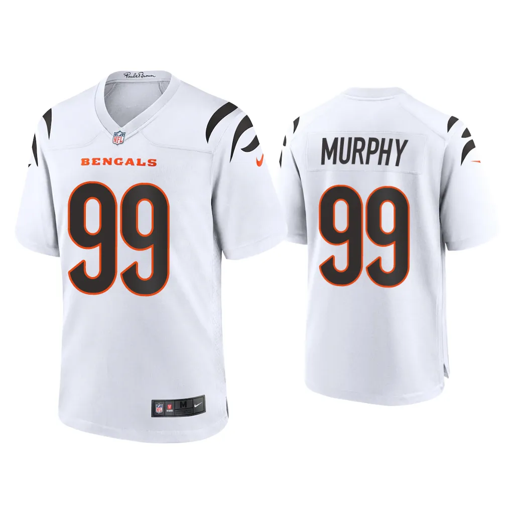 Myles Murphy Cincinnati Bengals White 2023 NFL Draft Game Jersey