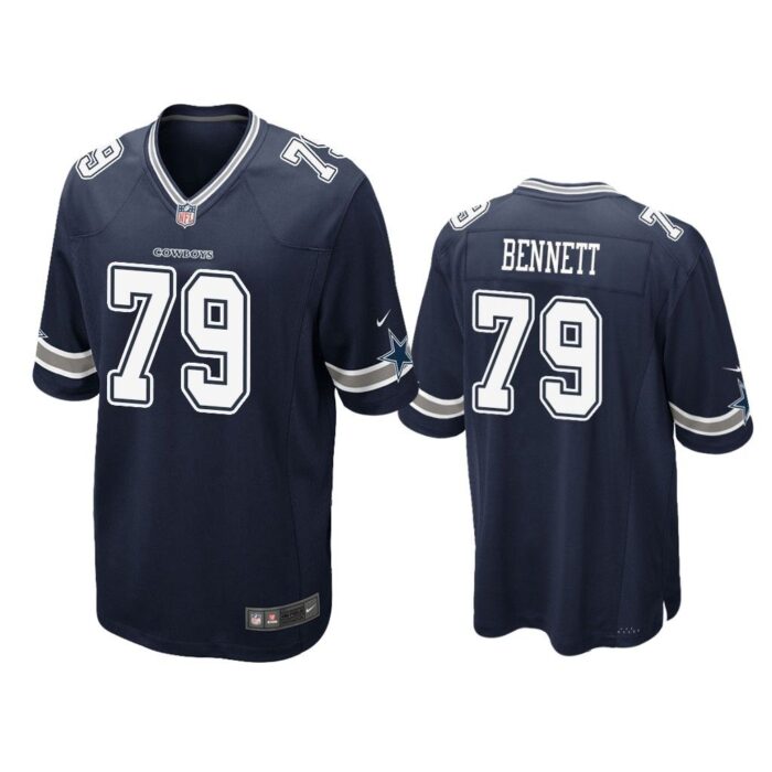 Navy Michael Bennett Dallas Cowboys Men Game Jersey