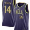 New Orleans Pelicans #14 Brandon Ingram Purple 2024-25 City Ediiton Stitched Basketball Jersey