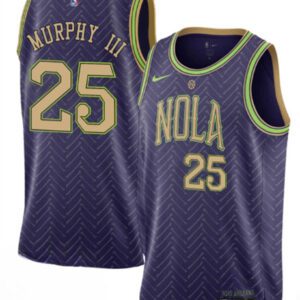 New Orleans Pelicans #25 Trey Murphy III Purple 2024-25 City Ediiton Stitched Basketball Jersey