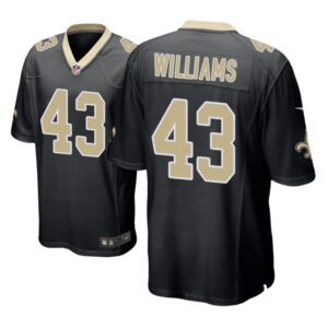 New Orleans Saints #43 Black Men Marcus Williams Game Jersey