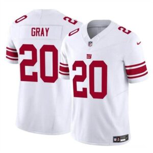 New York Giants #20 Eric Gray White 2023 F.U.S.E. Vapor Untouchable Limited Football Stitched Jersey