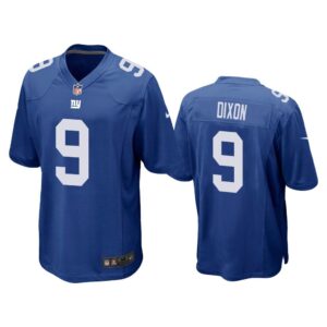 New York Giants #9 Royal Men Riley Dixon Game Jersey