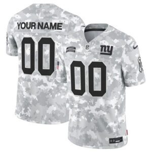 New York Giants Active Player Custom 2024 F.U.S.E. Arctic Camo Salute to Service Limited Football Stitched Jersey