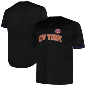 New York Knicks Profile Big & Tall Pop Jersey - Black