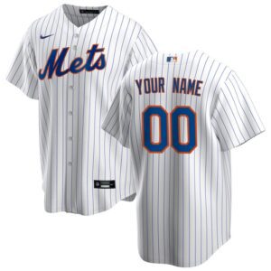 New York Mets Home Replica Custom Jersey - White