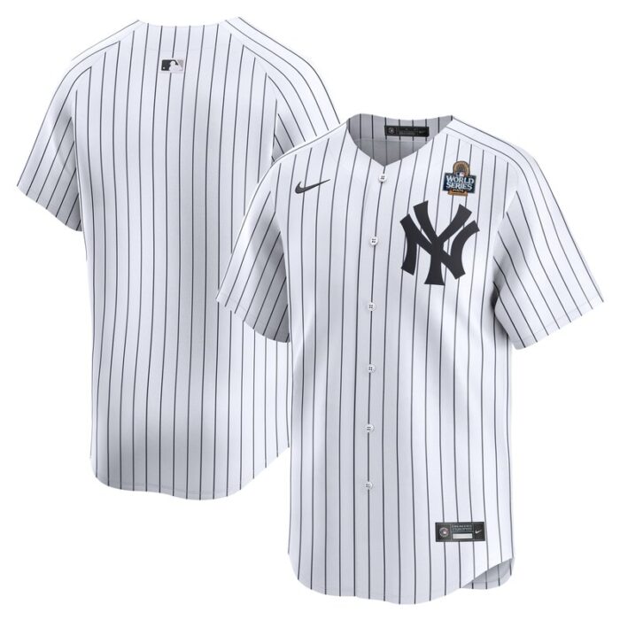 New York Yankees 2024 World Series Home Limited Jersey - White