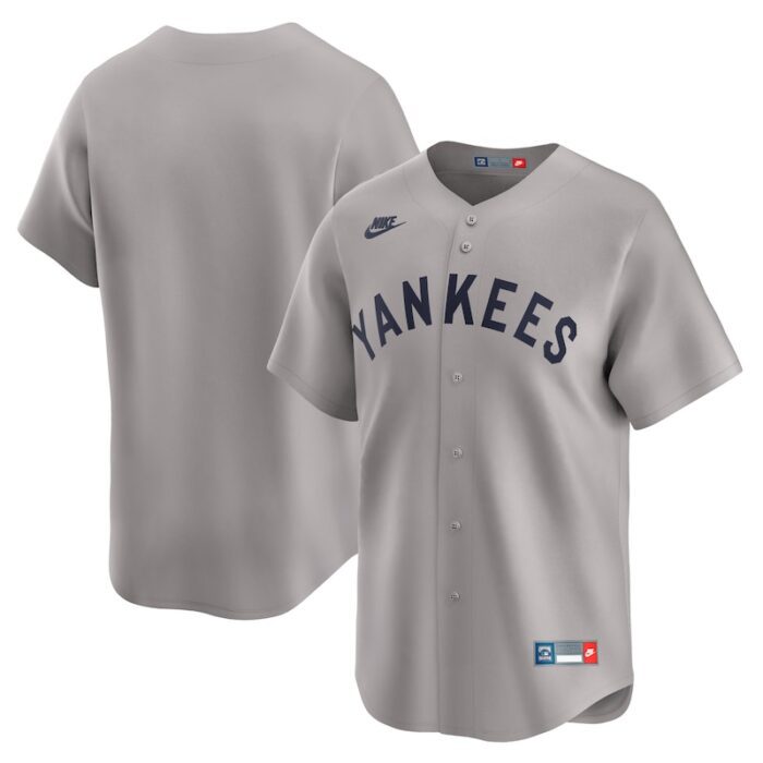 New York Yankees Cooperstown Collection Limited Jersey - Gray